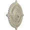 Ekena Millwork Haylynn Ceiling Medallion (Fits Canopies up to 1 1/4"), 29 1/8"OD x 1 1/4"ID x 4"P, Clear Yellow CM29HYCYF - alternate 2
